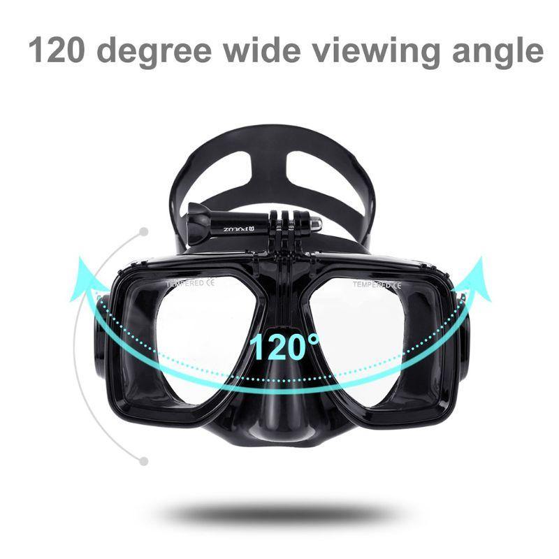 Diving Mask With Camera Mount – The Eagle Ray Dive Shop