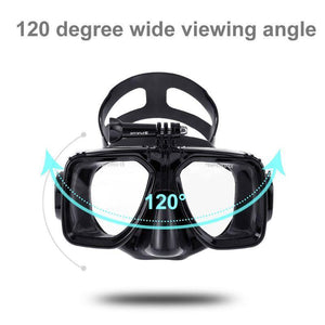 Snorkel Mask With Camera Mount For Gopro Camera - The Eagle Ray Dive Shop
