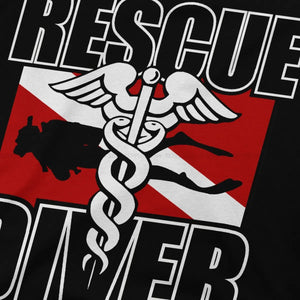 Rescue Diver T-Shirt: Dive into Style with Every Mission!