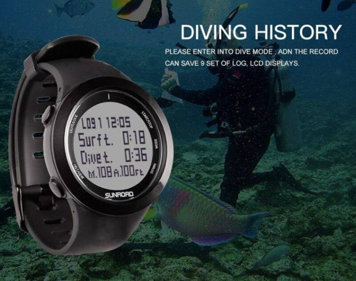 Diving Computer Watch Scuba Computer Watch – The Eagle Ray Dive Shop