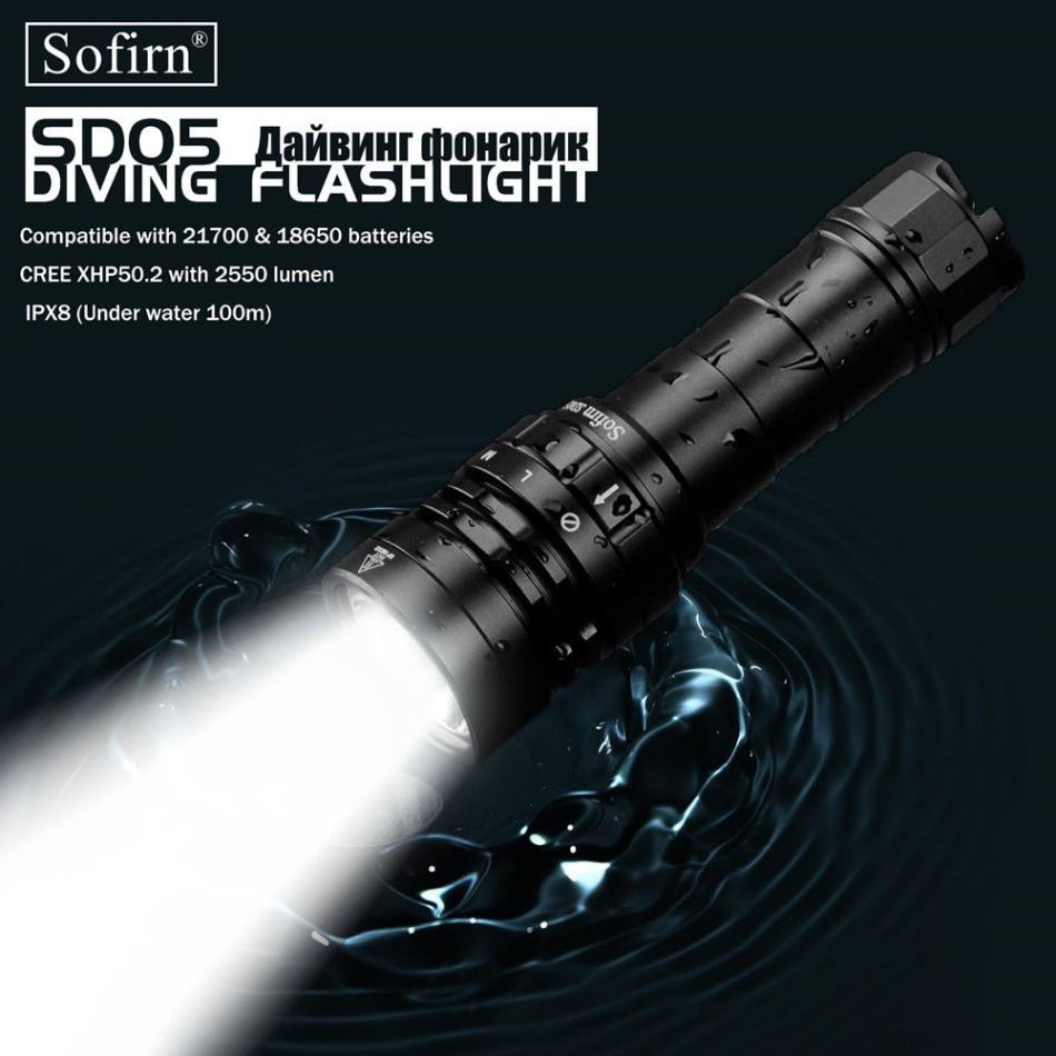 scuba diving flashlight
