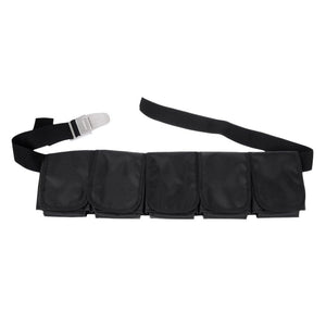 5 Pocket Weight Belt with Webbing Storage Bag Strap - The Eagle Ray Dive Shop