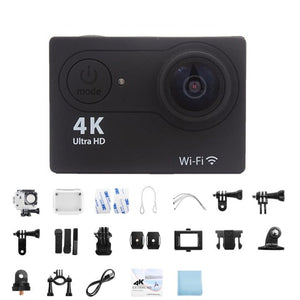 Ultra HD underwater action camera with 4K 30fps video, 5MP photos, EIS stabilization, waterproof up to 131FT, WiFi connectivity, wide-angle lens, and advanced modes like slow motion and time-lapse. Perfect for diving, snorkeling, and capturing marine life.