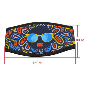 Customized Neoprene Diving Mask Strap - The Eagle Ray Dive Shop