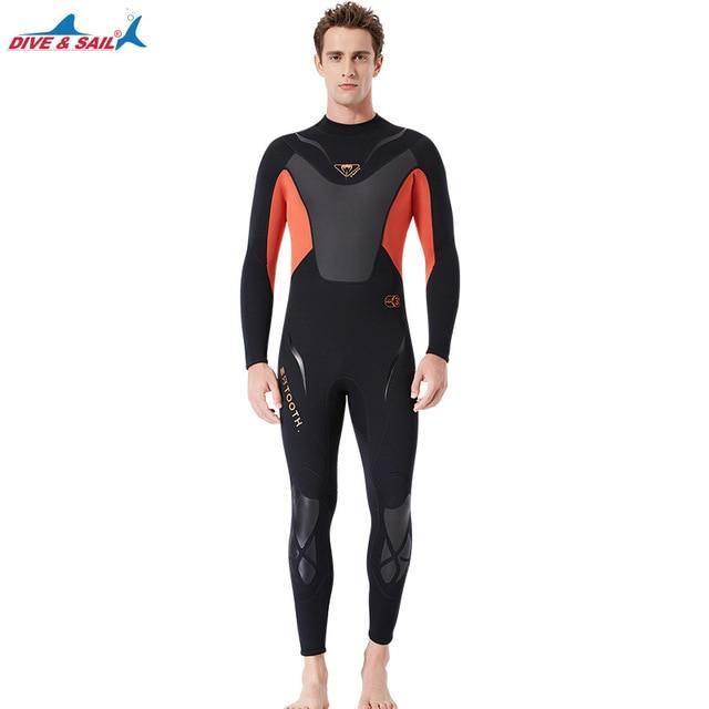 Dive＆Sail Mens Full-Body 3mm Neoprene Wetsuit - The Eagle Ray Dive Shop