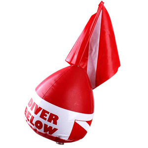 Inflatable Buoy Surface Marker with Dive Flag - The Eagle Ray Dive Shop