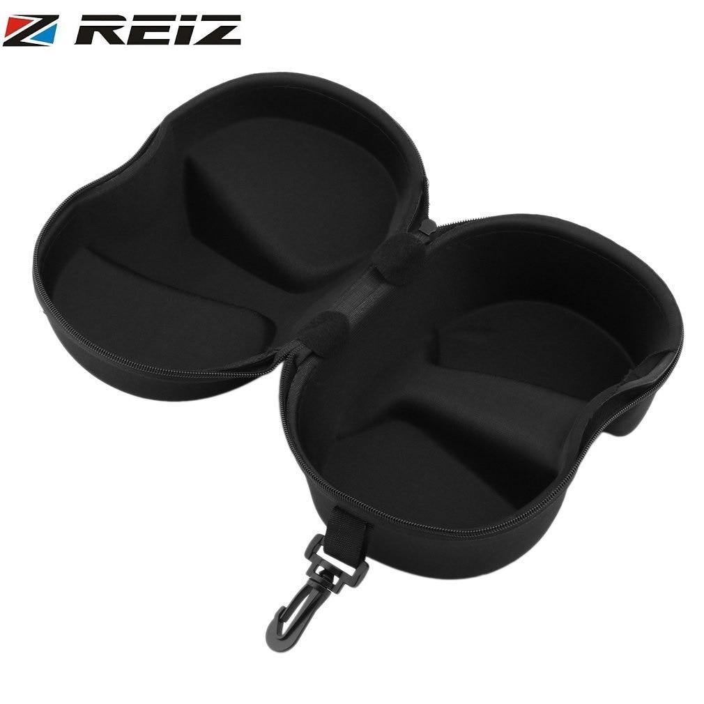 Reiz Micro-Fiber Scuba Mask Case, waterproof with padded interior, durable outer shell, strap hook, lanyard, water-resistant zipper, and ventilated design; compact and protective, ideal for storing and transporting scuba masks for snorkelers and divers.